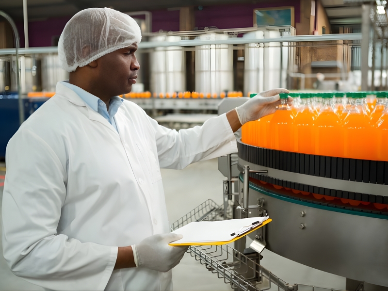 Hình ảnh Rabbi kiểm tra sản phẩm để kiểm định đạt tiêu chuẩn