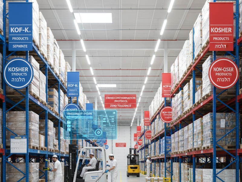 Hình ảnh kho hàng Kosher đạt chuẩn