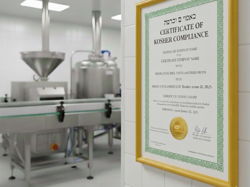 Chứng nhận đạt tiêu chuẩn Kosher