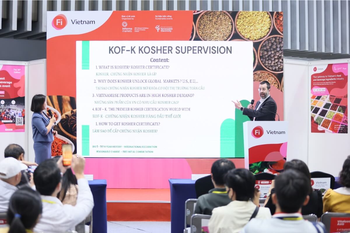 Hội thảo trình bày các thông tin về tiêu chuẩn Kosher cho thực phẩm xuất khẩu
